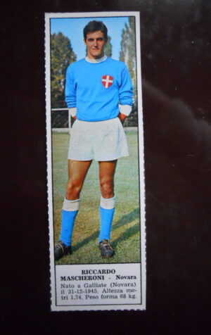 Figurina Calciatori Album Tempo 1966-67 - NOVARA Riccardo Mascheroni    [AF]