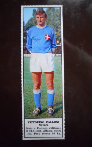 Figurina Calciatori Album Tempo 1966-67 - NOVARA Vittorino Calloni    [AF]