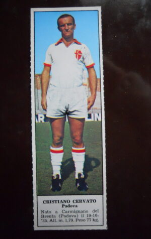 Figurina Calciatori Album Tempo 1966-67 - PADOVA Cristiano Cervato   [AF]