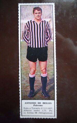 Figurina Calciatori Album Tempo 1966-67 - PALERMO Antonio De Bellis      [AF]