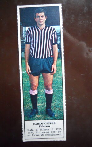 Figurina Calciatori Album Tempo 1966-67 - PALERMO Carlo Crippa      [AF]