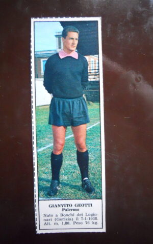 Figurina Calciatori Album Tempo 1966-67 - PALERMO Gianvito Geotti      [AF]
