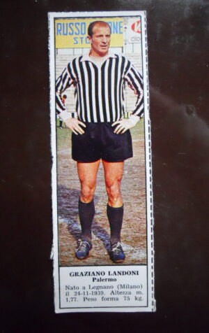 Figurina Calciatori Album Tempo 1966-67 - PALERMO Graziano Landoni      [AF]