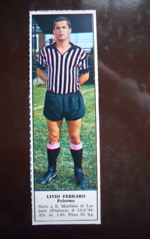 Figurina Calciatori Album Tempo 1966-67 - PALERMO Livio Ferraro      [AF]