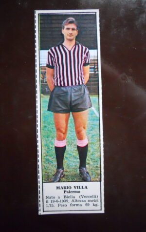 Figurina Calciatori Album Tempo 1966-67 - PALERMO Mario Villa      [AF]