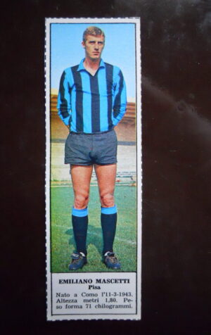 Figurina Calciatori Album Tempo 1966-67 - PISA Emiliano Mascetti    [AF]