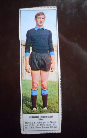 Figurina Calciatori Album Tempo 1966-67 - PISA Sergio Bressan    [AF]