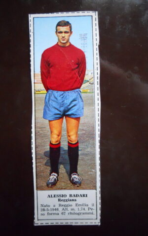 Figurina Calciatori Album Tempo 1966-67 - REGGIANA Alessio Badari    [AF]