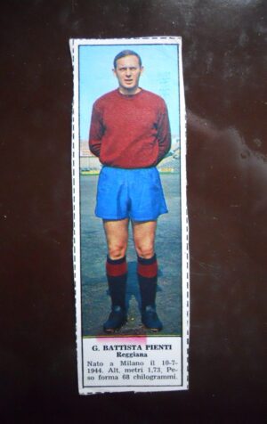 Figurina Calciatori Album Tempo 1966-67 - REGGIANA G. Battista Pienti    [AF]