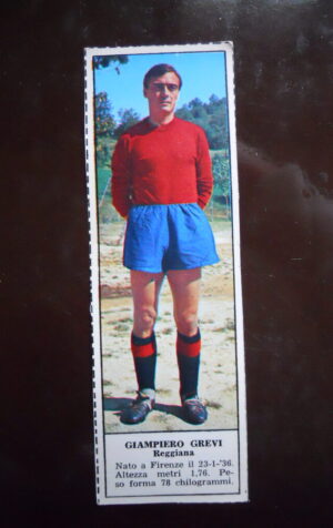 Figurina Calciatori Album Tempo 1966-67 - REGGIANA Giampiero Grevi    [AF]