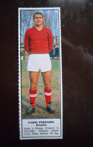 Figurina Calciatori Album Tempo 1966-67 - REGGINA Fabio Ferrario   [AF]