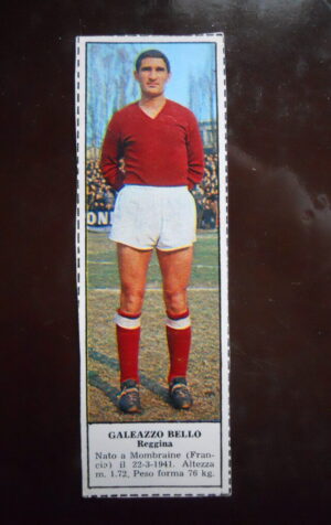 Figurina Calciatori Album Tempo 1966-67 - REGGINA Galeazzo Bello   [AF]