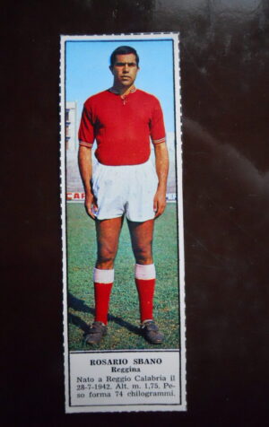Figurina Calciatori Album Tempo 1966-67 - REGGINA Rosario Sbano   [AF]