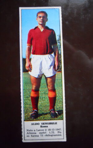Figurina Calciatori Album Tempo 1966-67 - ROMA Aldo Sensibile   [AF]