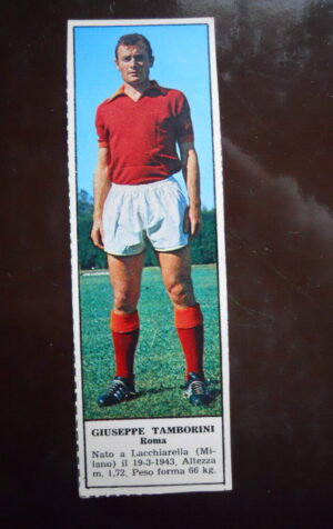 Figurina Calciatori Album Tempo 1966-67 - ROMA Giuseppe Tamborini   [AF]