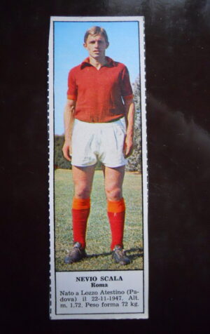 Figurina Calciatori Album Tempo 1966-67 - ROMA Nevio Scala   [AF]