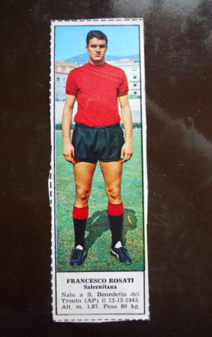 Figurina Calciatori Album Tempo 1966-67 - SALERNITANA Francesco Rosati   [AF]