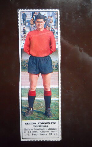 Figurina Calciatori Album Tempo 1966-67 - SALERNITANA Sergio Codognato    [AF]