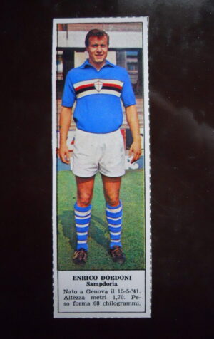 Figurina Calciatori Album Tempo 1966-67 - SAMPDORIA Enrico Dordoni   [AF]