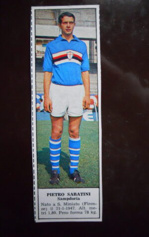 Figurina Calciatori Album Tempo 1966-67 - SAMPDORIA Pietro Sabatini   [AF]