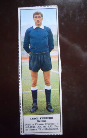 Figurina Calciatori Album Tempo 1966-67 - SAVONA Luigi Ferrero   [AF]