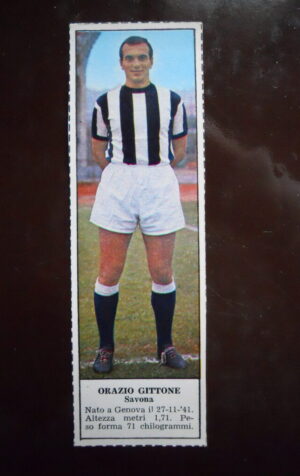 Figurina Calciatori Album Tempo 1966-67 - SAVONA Orazio Gittone   [AF]
