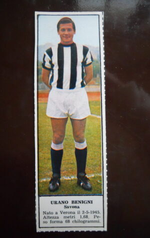 Figurina Calciatori Album Tempo 1966-67 - SAVONA Urano Benigni   [AF]