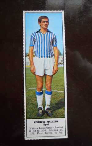 Figurina Calciatori Album Tempo 1966-67 - SPAL Enrico Muzzio     [AF]