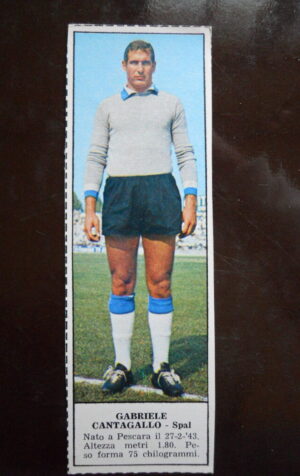 Figurina Calciatori Album Tempo 1966-67 - SPAL Gabriele Cantagallo     [AF]