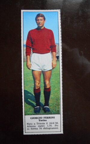 Figurina Calciatori Album Tempo 1966-67 - TORINO Giorgio Ferrini   [AF]