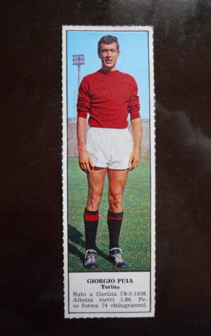 Figurina Calciatori Album Tempo 1966-67 - TORINO Giorgio Puia   [AF]