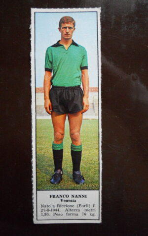 Figurina Calciatori Album Tempo 1966-67 - VENEZIA Franco Nanni    [AF]