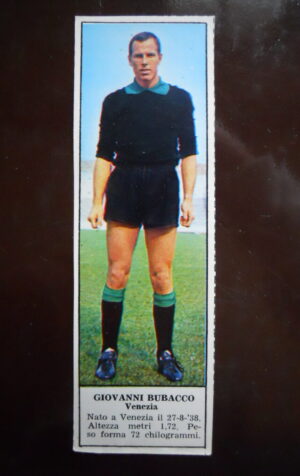 Figurina Calciatori Album Tempo 1966-67 - VENEZIA Giovanni Bubacco    [AF]