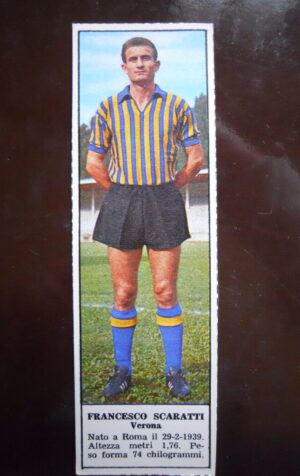 Figurina Calciatori Album Tempo 1966-67 - VERONA Francesco Scaratti    [AF]