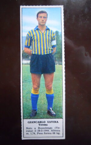 Figurina Calciatori Album Tempo 1966-67 - VERONA Giancarlo Savoia    [AF]