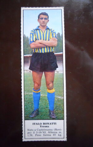 Figurina Calciatori Album Tempo 1966-67 - VERONA Italo Bonatti     [AF]