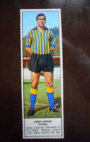 Figurina Calciatori Album Tempo 1966-67 - VERONA Lino Golin    [AF]