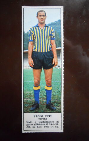 Figurina Calciatori Album Tempo 1966-67 - VERONA Paolo Nuti    [AF]