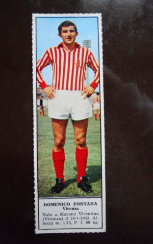 Figurina Calciatori Album Tempo 1966-67 - VICENZA Domenico Fontana   [AF]