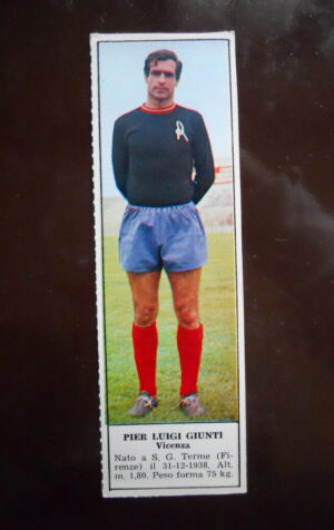 Figurina Calciatori Album Tempo 1966-67 - VICENZA Pier Luigi Giunti   [AF]