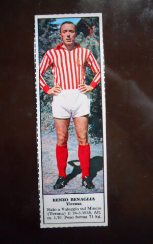 Figurina Calciatori Album Tempo 1966-67 - VICENZA Renzo Benaglia    [AF]