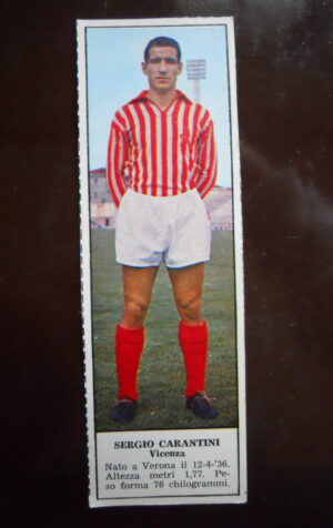 Figurina Calciatori Album Tempo 1966-67 - VICENZA Sergio Carantini   [AF]