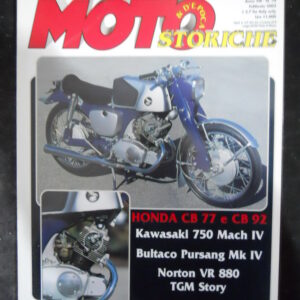 MOTO STORICHE D'EPOCA n°70 2002 Honda CB 77 e CB 92 Kawasaki 750 Mach IV [Q95]