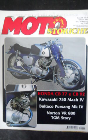 MOTO STORICHE D'EPOCA n°70 2002 Honda CB 77 e CB 92 Kawasaki 750 Mach IV [Q95]
