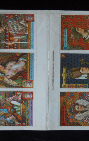 Figurine LIEBIG Foglio 6 fig. REGINA MENFI GRANATA TEBE Ristampa 1978 [C81]