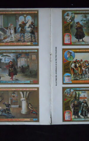Figurine LIEBIG Foglio 6 fig. IL TROVATORE Ristampa Italia 1978 [C81]