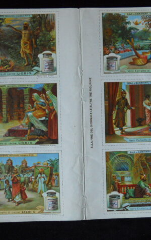 Figurine LIEBIG Foglio 6 fig. NALA E DAMAYANTI Ristampa Italia 1978 [C81]