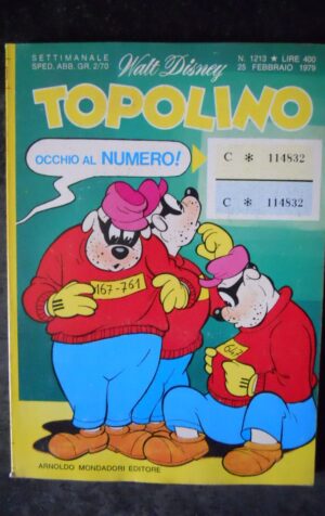 TOPOLINO n°1213      [W21]