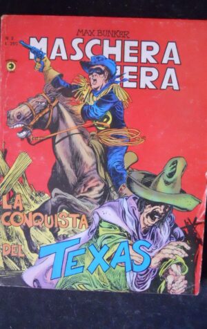 MASCHERA NERA n°2 1977 edizioni CORNO  [MV18]