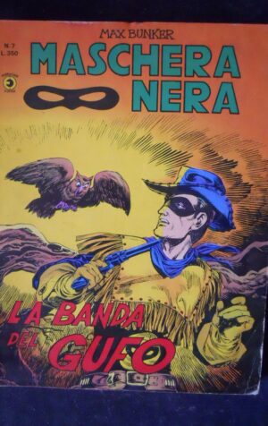 MASCHERA NERA n°7 1977 edizioni CORNO  [MV18]